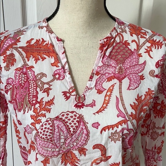 Roberta Roller Rabbit Kurta Amanda Floral Tunic - Picture 7 of 8